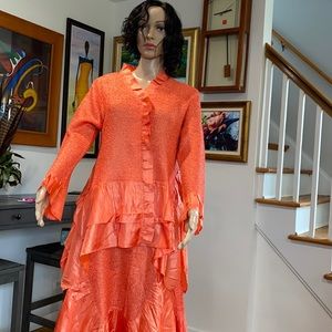 New: Terry T. New York Two Pieces Skirt Suit